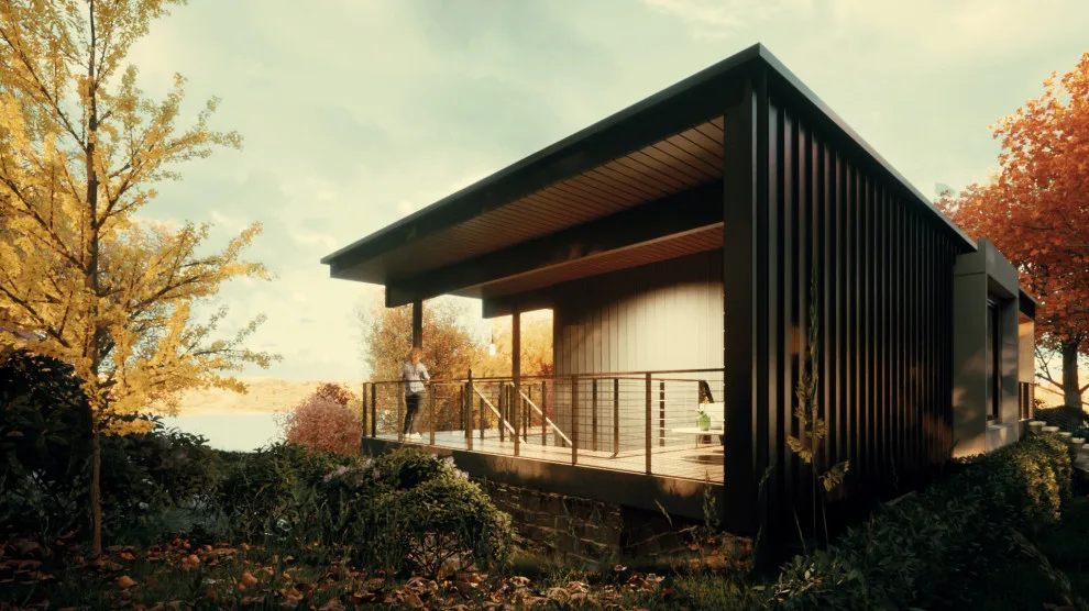 Contemporary Cabins at CRR by Clements Wimsatt Architects - Photo 5