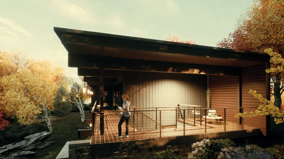 Contemporary Cabins at CRR by Clements Wimsatt Architects - Photo 8