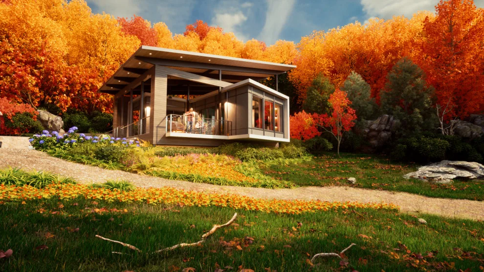 Contemporary Cabins at CRR by Clements Wimsatt Architects - Photo 12