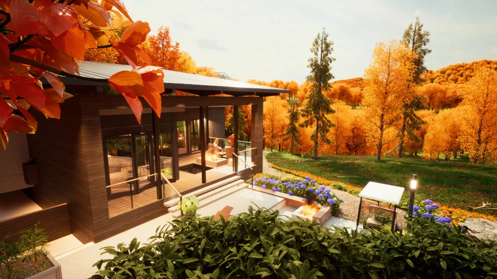 Contemporary Cabins at CRR by Clements Wimsatt Architects - Photo 16