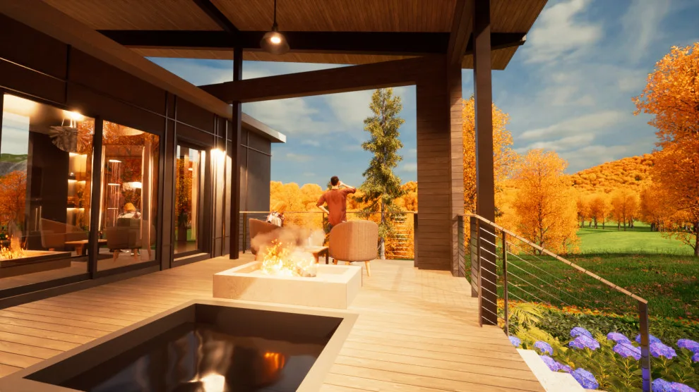 Contemporary Cabins at CRR by Clements Wimsatt Architects - Photo 15