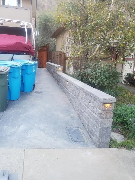 Pacifica Free Standing Wall & Lighting by Westcoast Hardscape - Photo 3