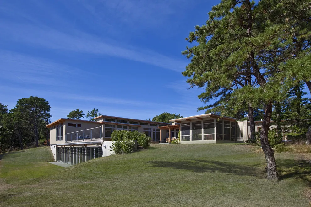 Wellfleet, MA Modern Addition to Cape Cod House by Hammer Architects - Photo 12
