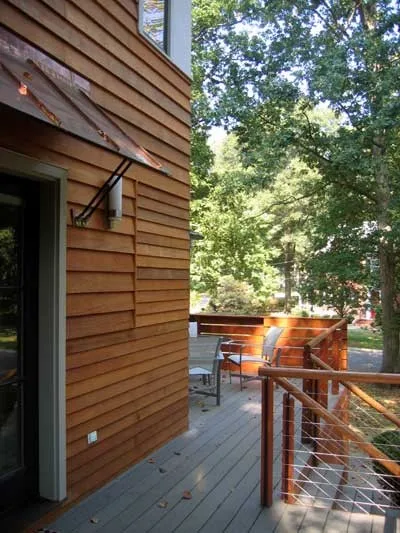 contemporary cedar facade by Brennan + Company Architects - Photo 3