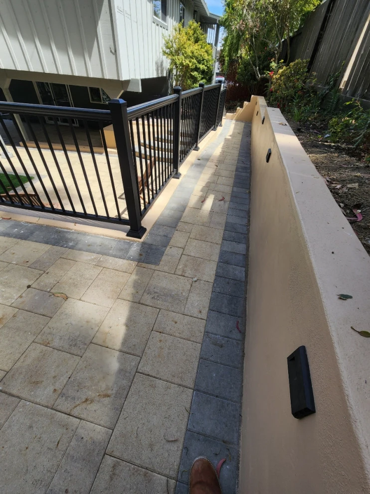 Backyard redo: artifical turf and pavers by Westcoast Hardscape - Photo 3
