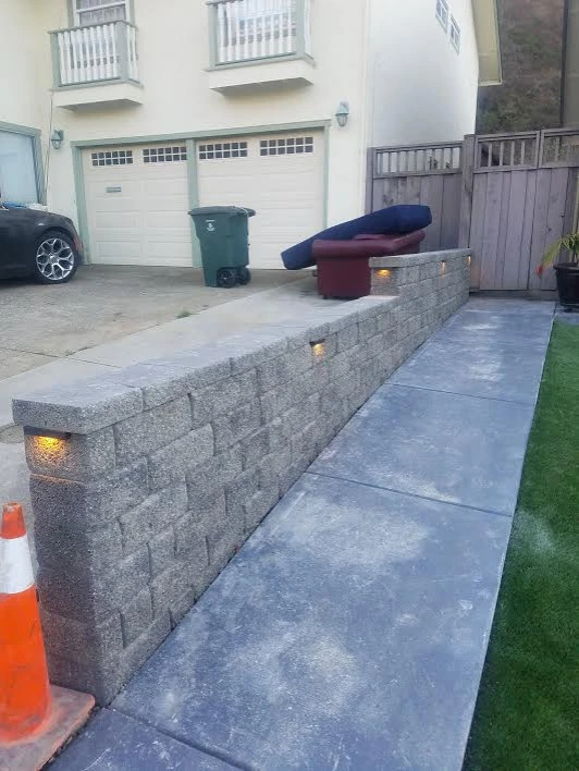 Pacifica Free Standing Wall & Lighting by Westcoast Hardscape - Photo 5