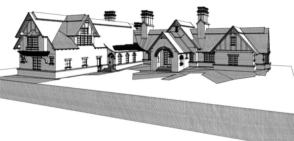 Tudor Style House Conceptual Designs by Eddy Svidgal Architects - Photo 4