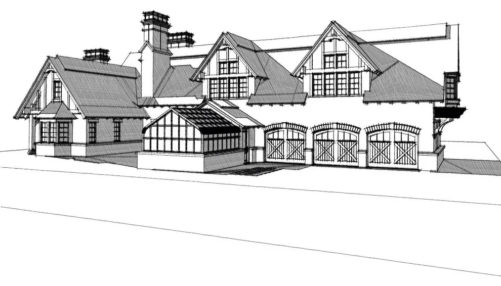 Tudor Style House Conceptual Designs by Eddy Svidgal Architects - Photo 3