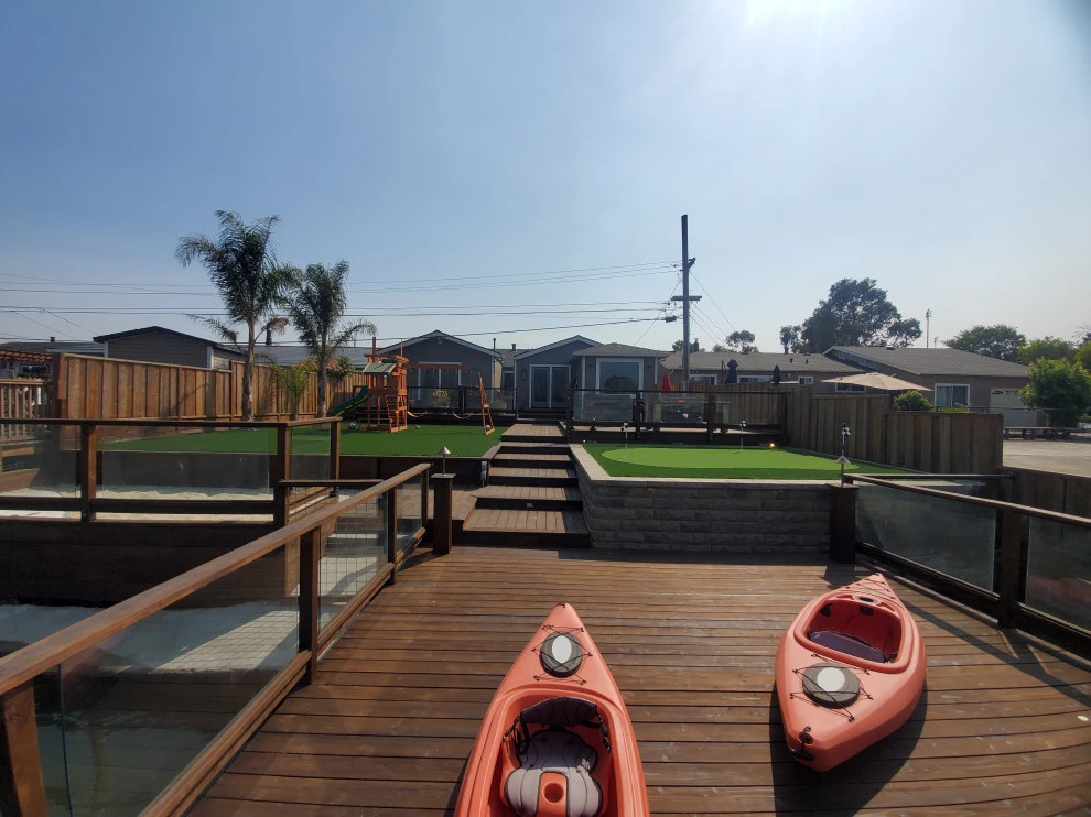 putting green and turf for backyard by Westcoast Hardscape - Photo 7