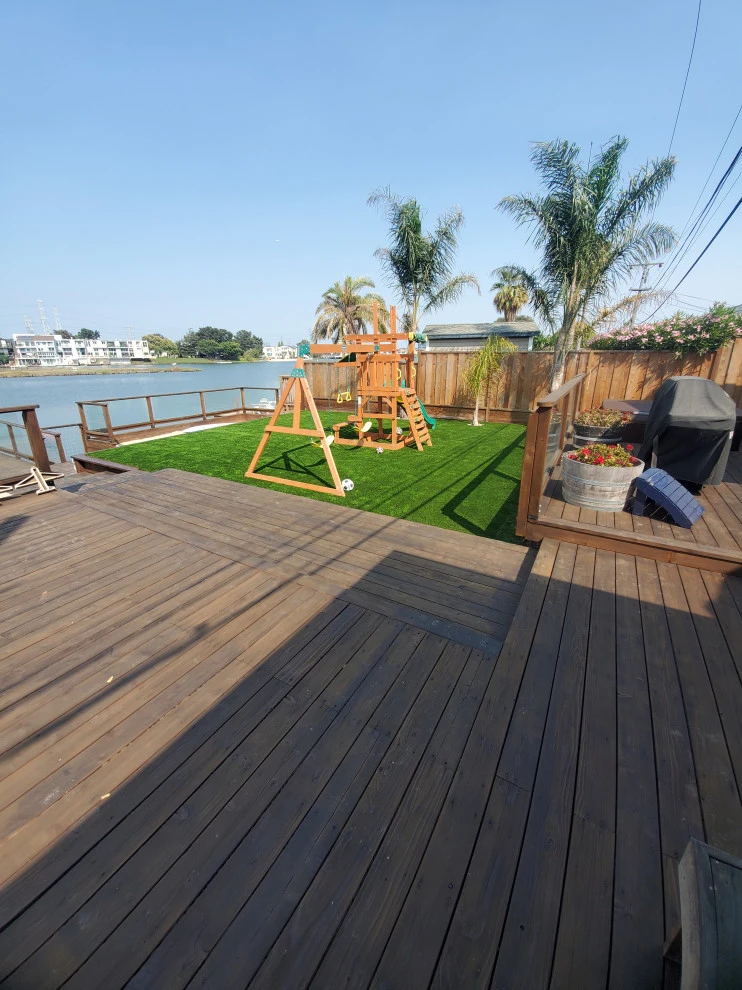 putting green and turf for backyard by Westcoast Hardscape - Photo 8