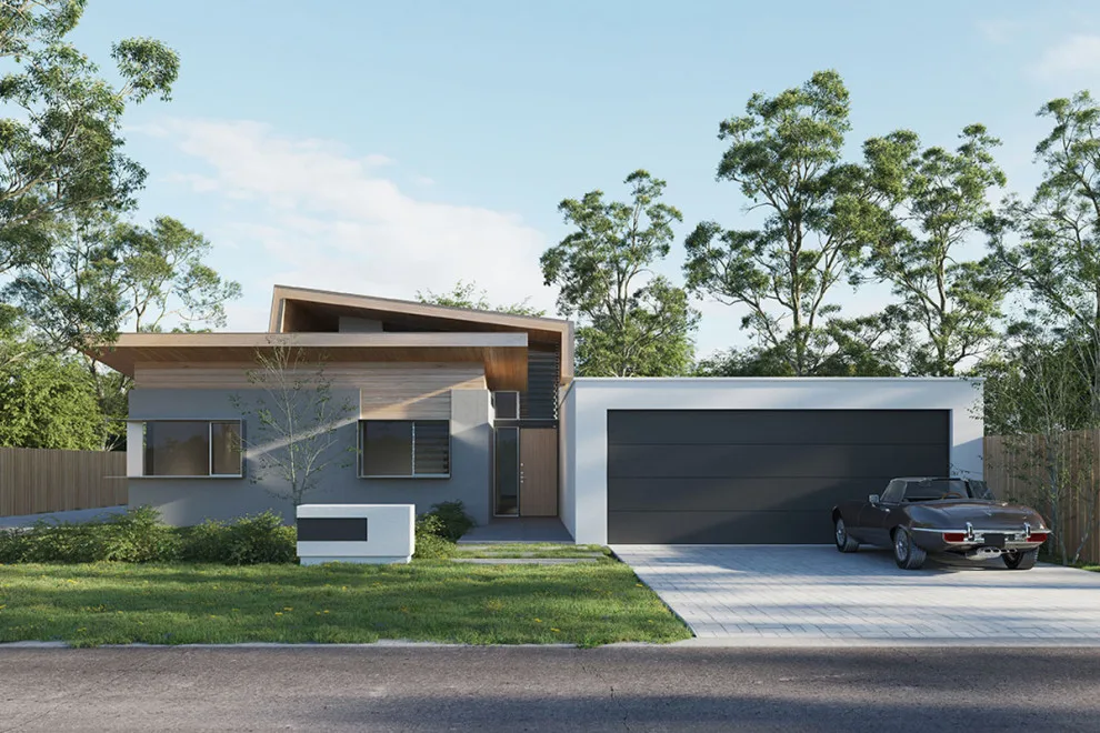 courtyard home design by Threadgold Architecture + Construction - Photo 2