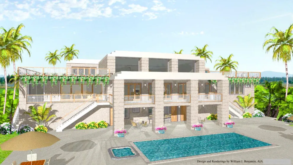 Mayan Temple Concept by Designer's Signature Series by William J. Benjamin, AIA | Lux Homes Hawaii - Photo 5