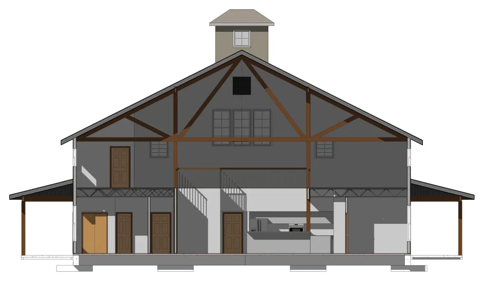 Meridian Barn House, MS by Black Prairie Architecture - Photo 6
