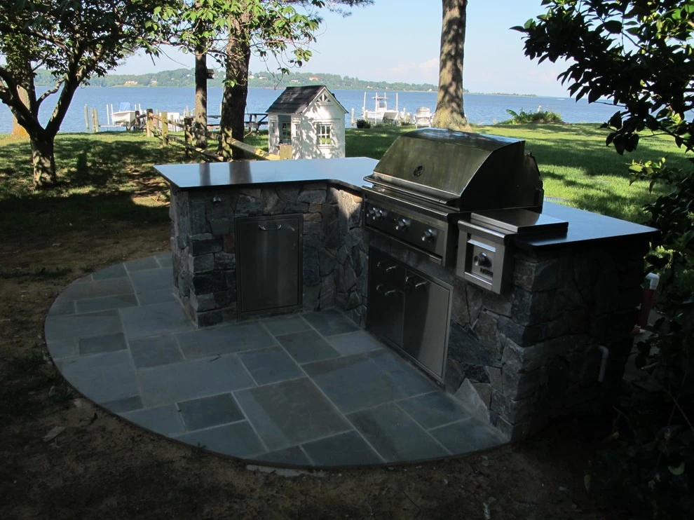 Annapolis Outdoor Kitchen and Patio by Honeysuckle Nursery & Design - Photo 4