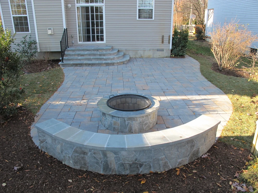 Edgewater Fire Pit and Patio Project by Honeysuckle Nursery & Design - Photo 4