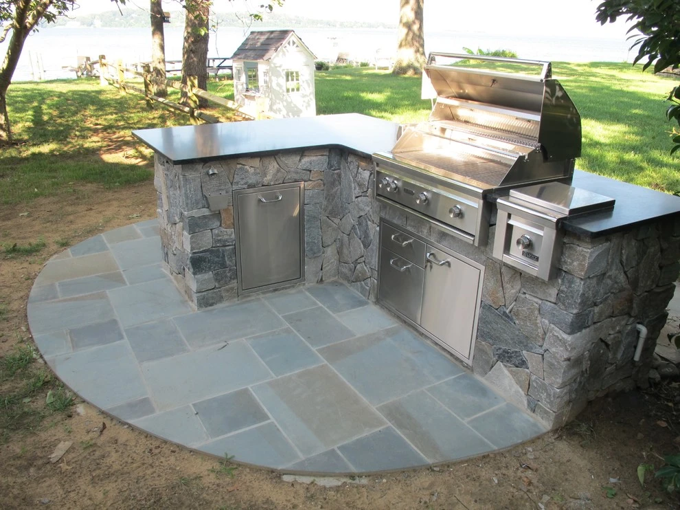 Annapolis Outdoor Kitchen and Patio by Honeysuckle Nursery & Design - Photo 6