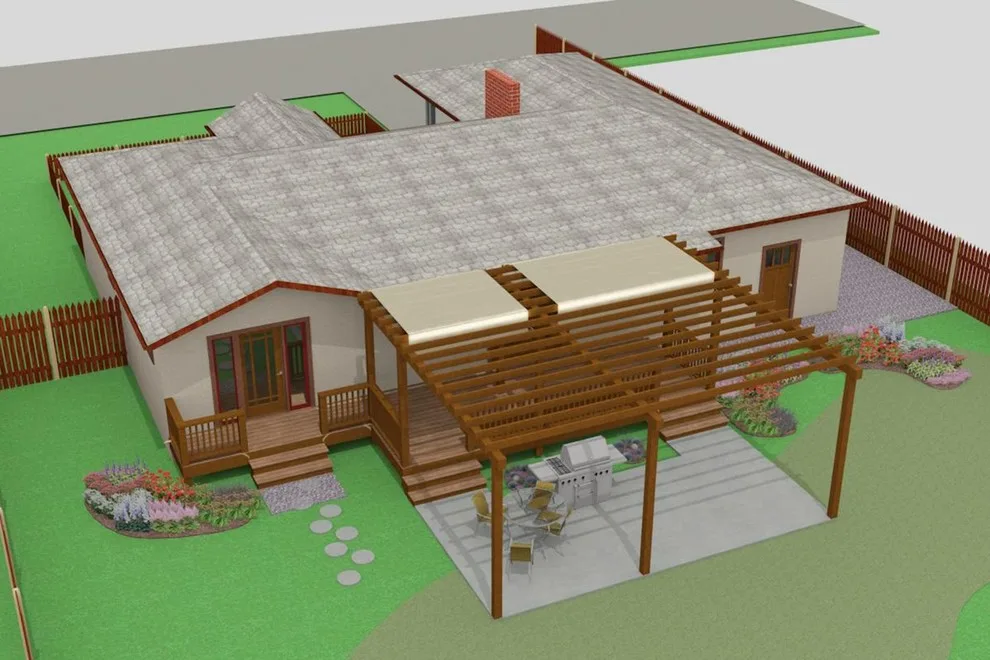 Charming Backyard Porch Renovation by Hyland Fisher - Architect - Photo 5