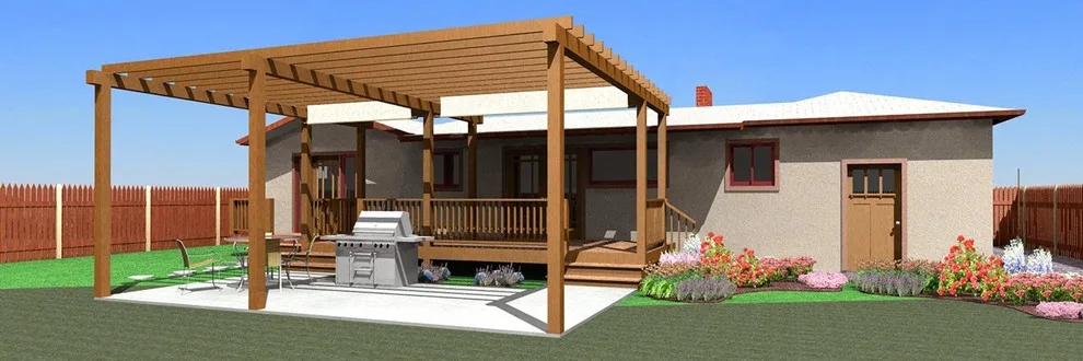 Charming Backyard Porch Renovation by Hyland Fisher - Architect - Photo 4