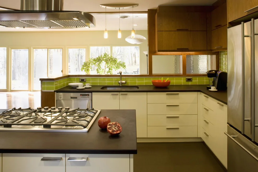 mid-century modern revival by Brennan + Company Architects - Photo 8