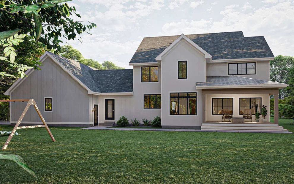 Contemporary Farmhouse Design 963-00584 by America's Best House Plans - Photo 2