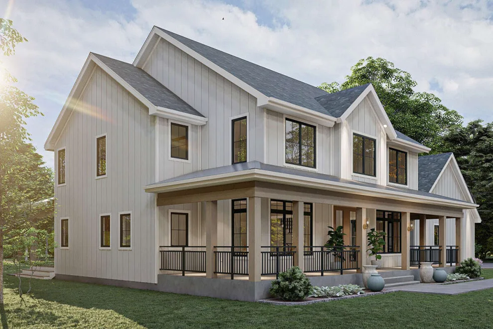 Contemporary Farmhouse Design 963-00584 by America's Best House Plans - Photo 5