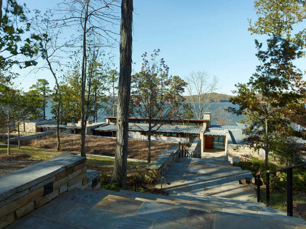 Contemporary Lakeside Home - Pickwick Lake, TN by John Harrison Jones, AIA Architect - Photo 3