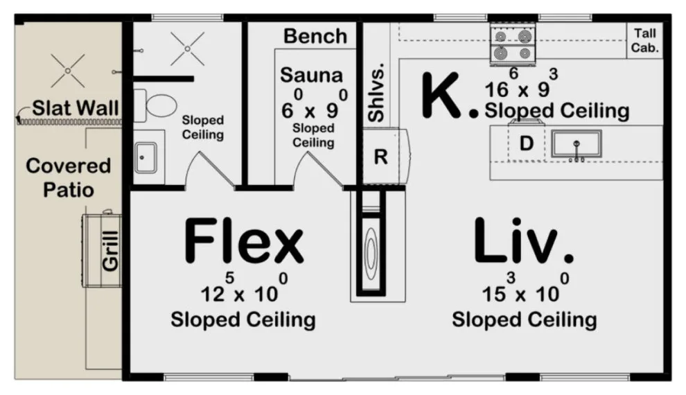 Contemporary Pool House Design 963-00917 by America's Best House Plans - Photo 12