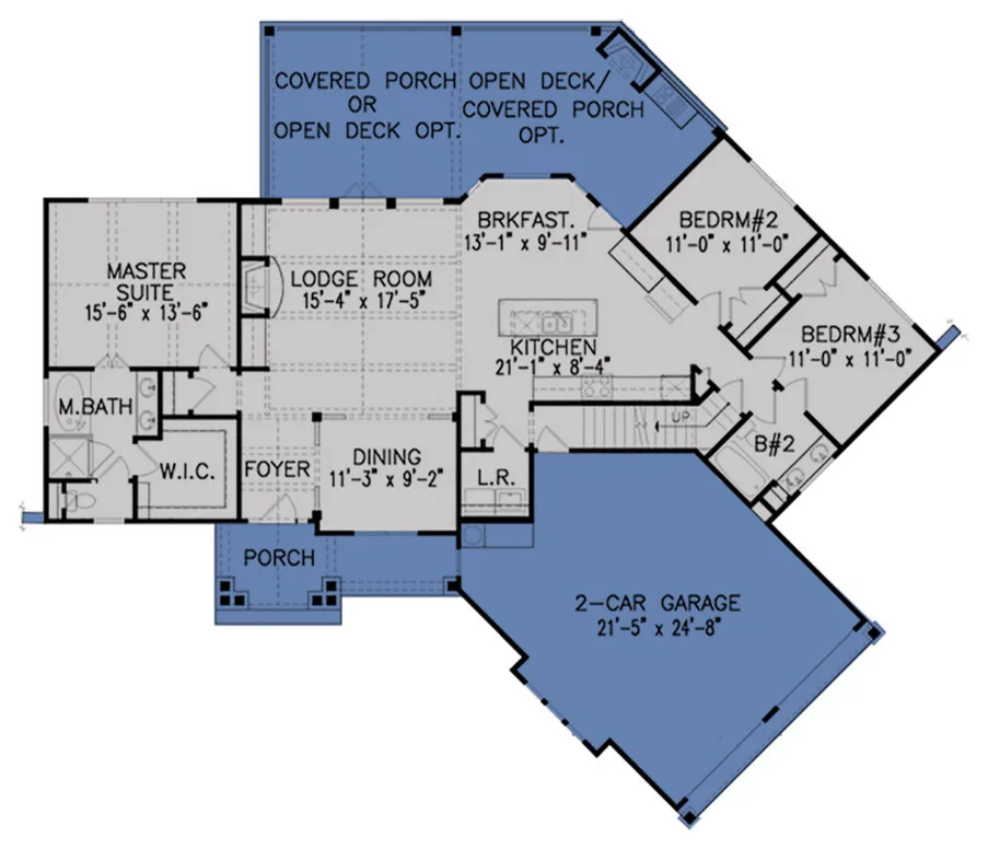 Mountain Home Design 699-00050 by America's Best House Plans - Photo 3