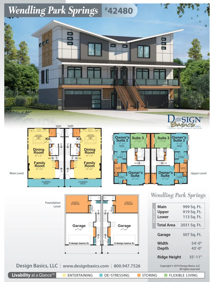 Multi-Unit Housing Designs by Design Basics, LLC - Photo 2