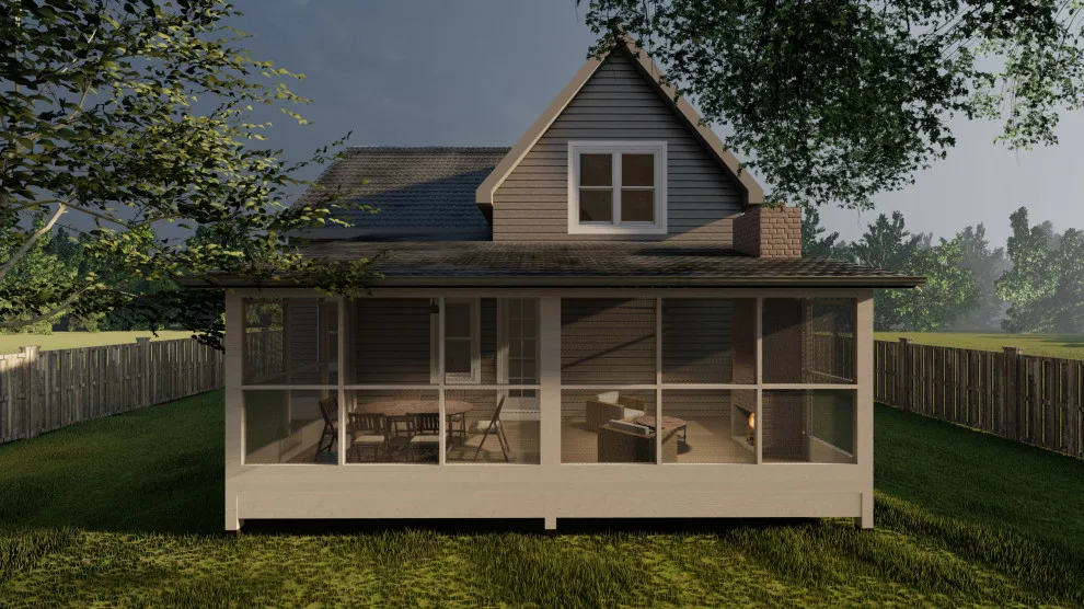 Compact and Comfortable Screened Porch by Fabl Design - Photo 3