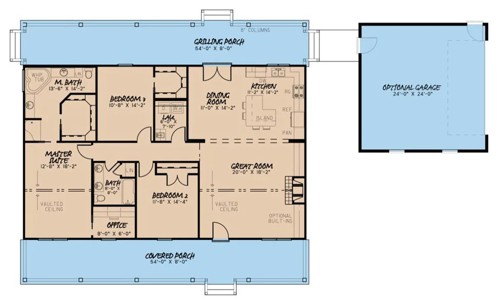 Ranch Home Design 8318-00041 by America's Best House Plans - Photo 2