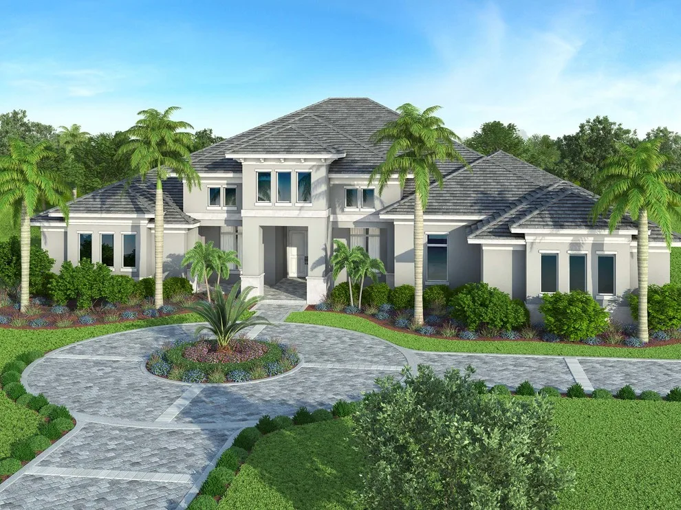 G1-4173 Rockport Residence Plan-Custom Design/Naples, FL by South Florida Architecture - Photo 2