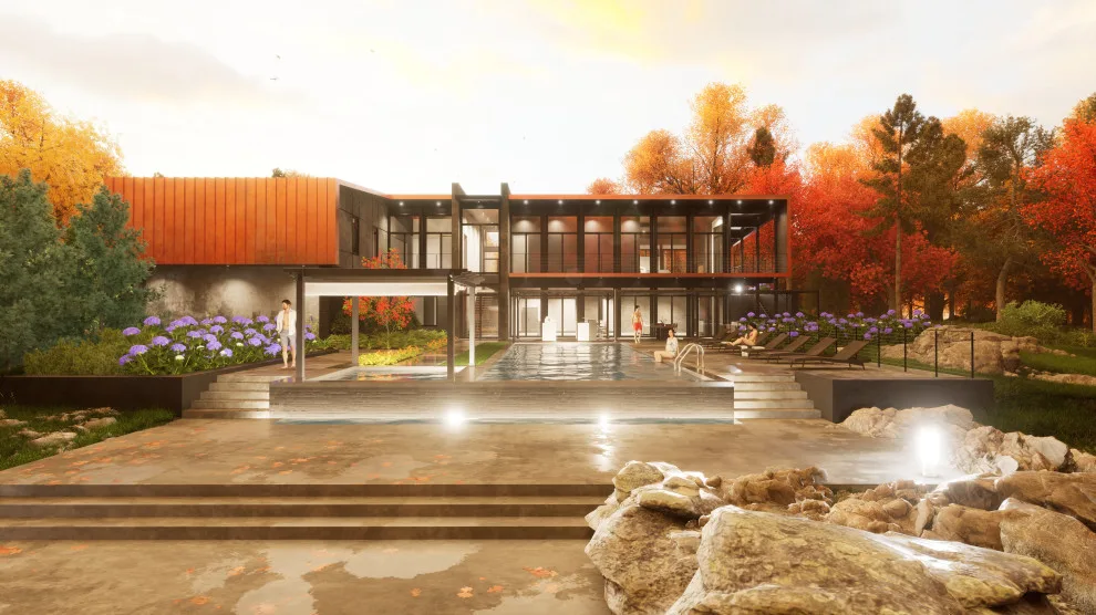 Contemporary Country Home by Clements Wimsatt Architects - Photo 11