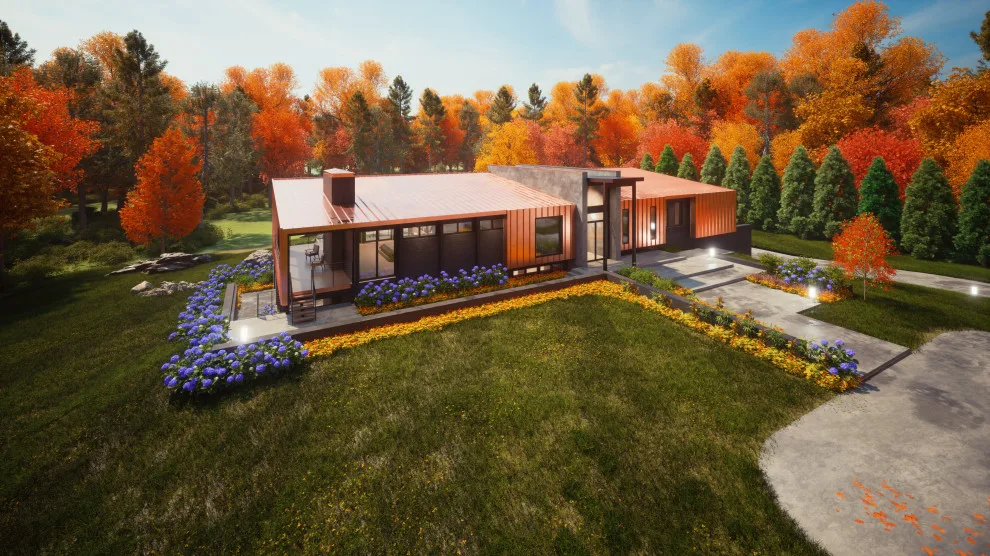 Contemporary Country Home by Clements Wimsatt Architects - Photo 5