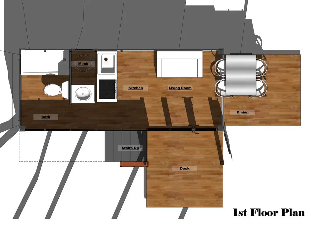 Container Cabin Retreat by Nature's Angle, LLC - Photo 2