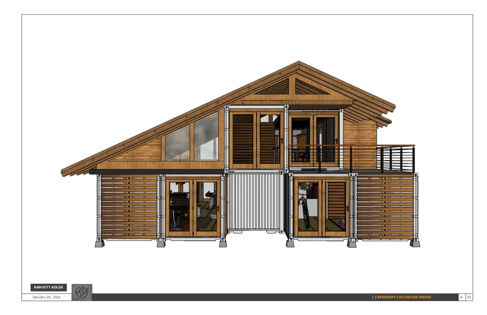 container house design by Barnett Adler - Photo 4