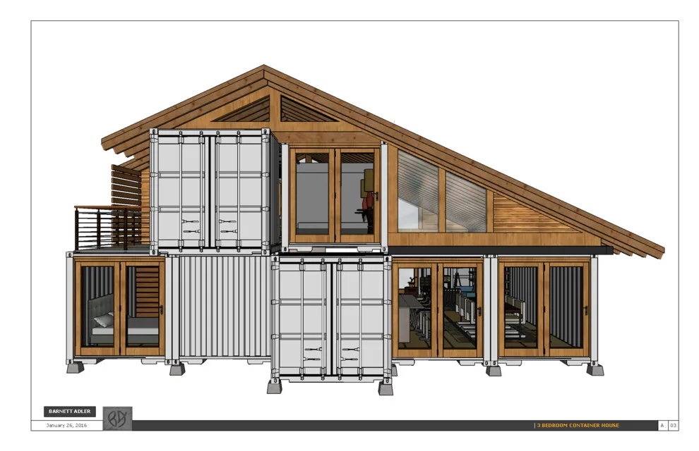container house design by Barnett Adler - Photo 8
