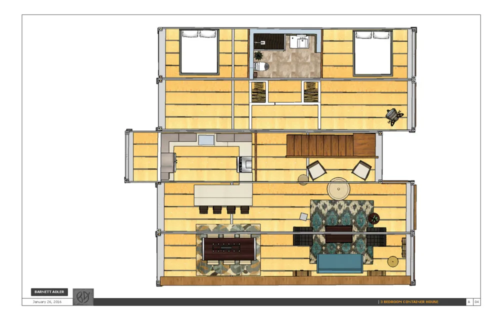 container house design by Barnett Adler - Photo 9