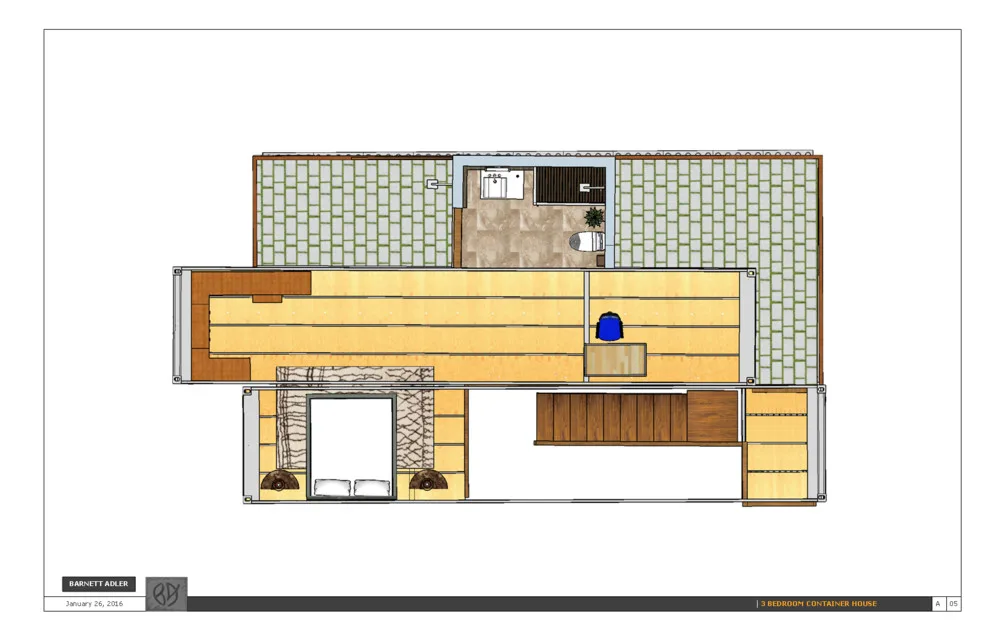 container house design by Barnett Adler - Photo 3