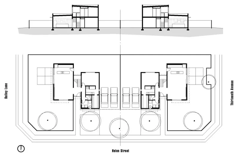 The Twin Dwellings by Ibarra Rosano Design Architects - Photo 5