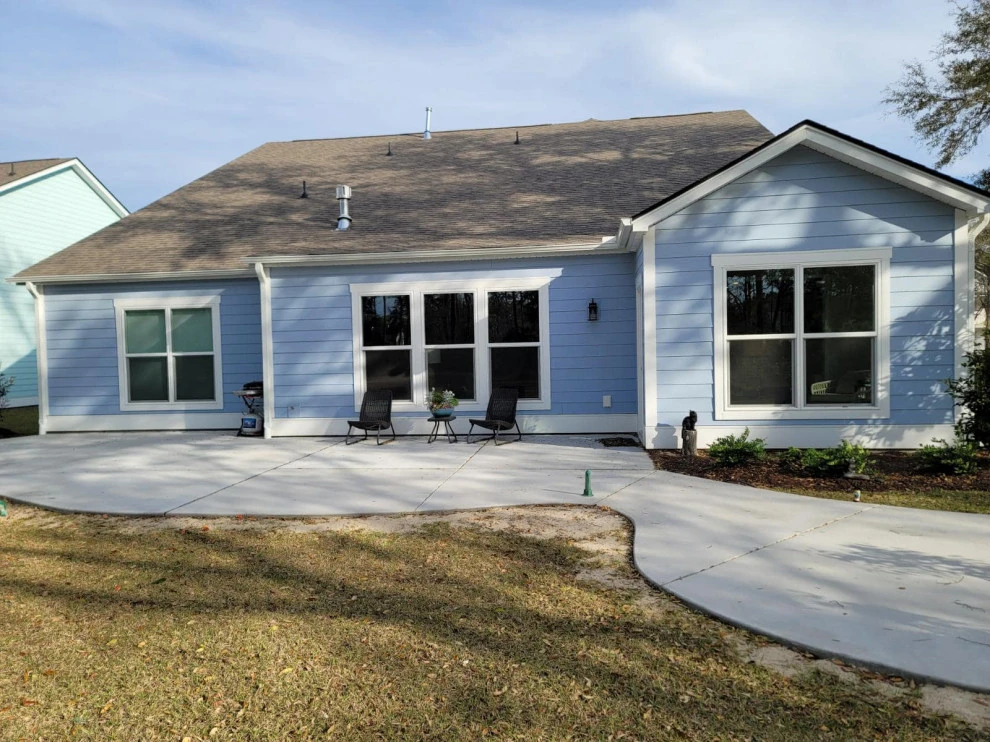 Panoramic door install by Charleston Creative Outdoor Solutions - Photo 2