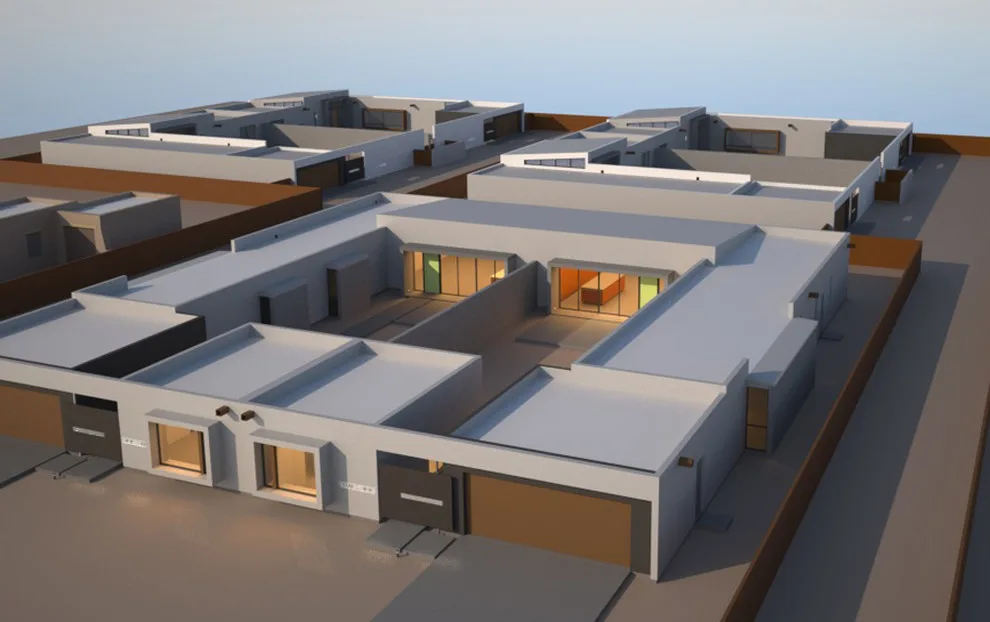 The Six Enclosed Courtyard Homes by Ibarra Rosano Design Architects - Photo 11