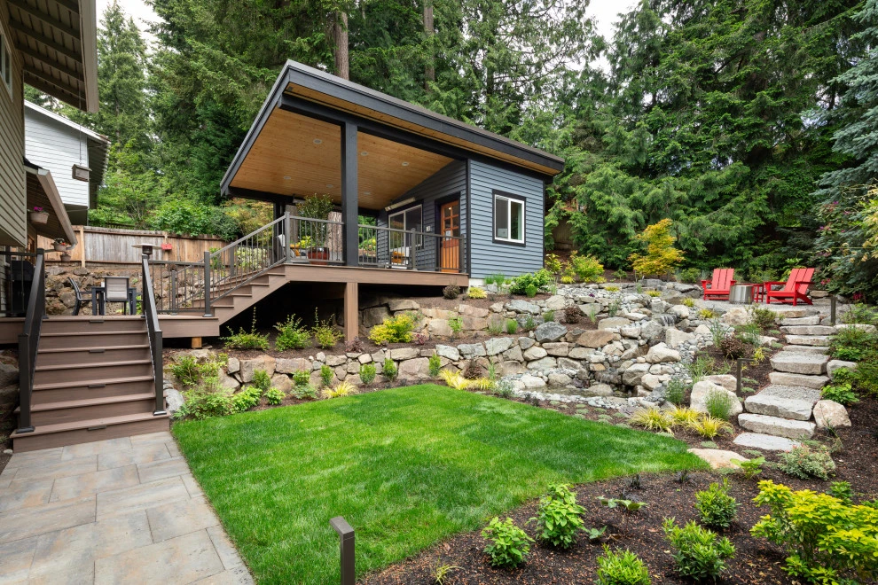 Sloped Backyard Reimagined by Urban Oasis Design & Construction LLC - Photo 2