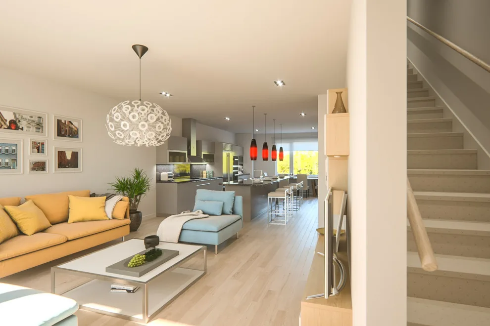 Contemporary Townhouses on Central by Clements Wimsatt Architects - Photo 5