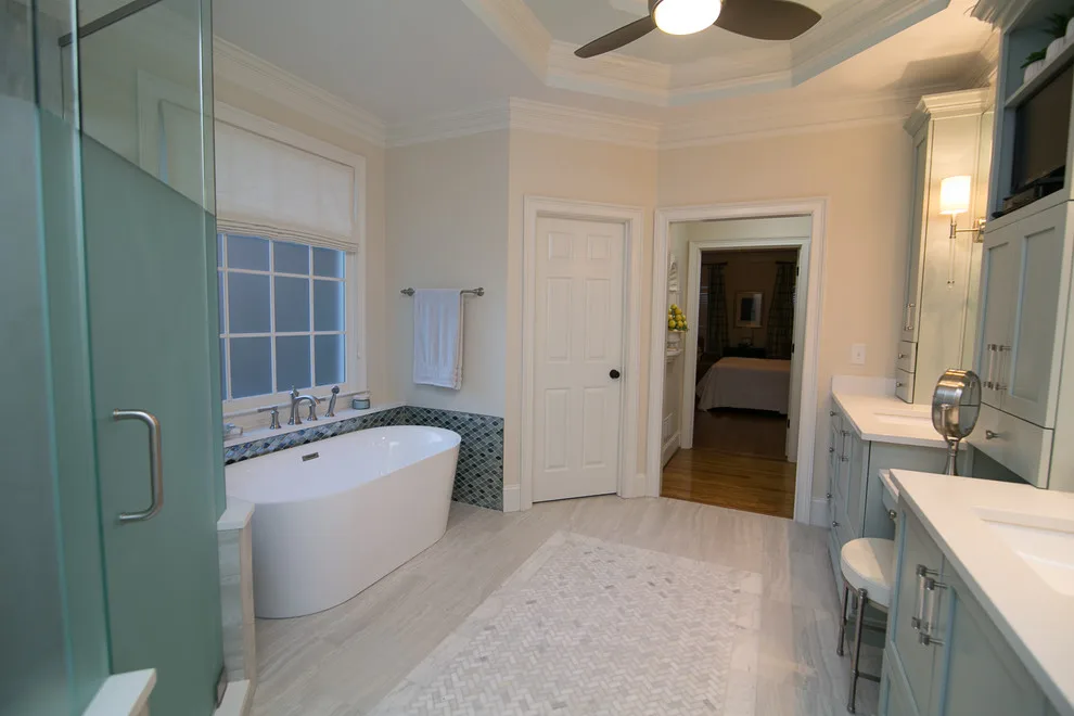 A tranquil spa master bathroom by Cynthia Karegeannes, Registered Architect - Photo 6