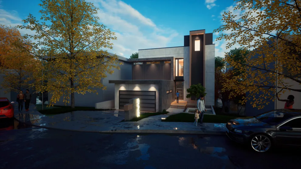 Contemporary Residence on Archer by Clements Wimsatt Architects - Photo 3
