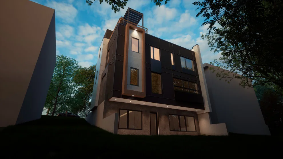Contemporary Residence on Archer by Clements Wimsatt Architects - Photo 2