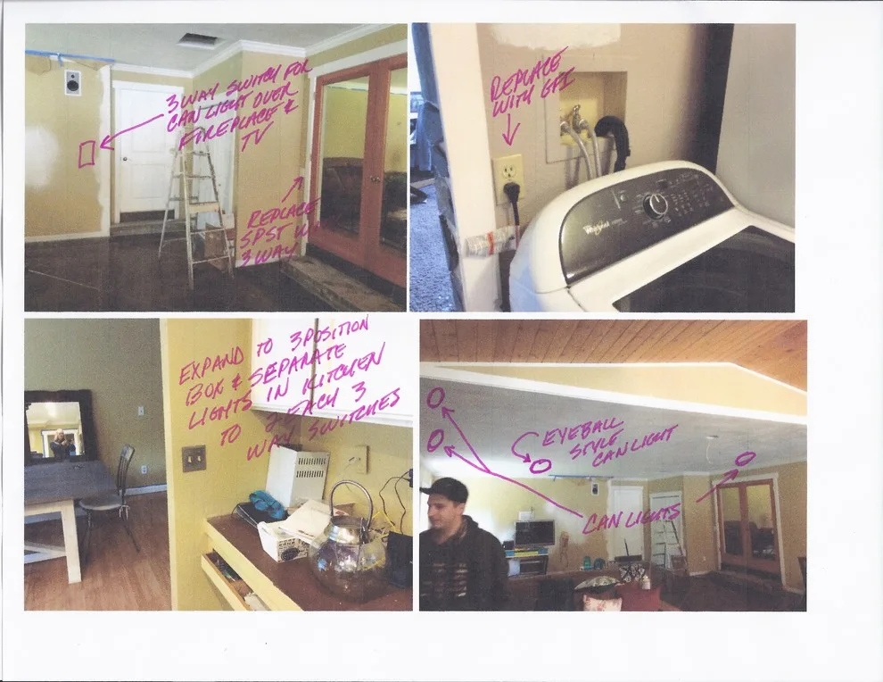 Jordon Carlson entertainment area, laundry space, kitchen, and separate garage project by Reddy Watt Electrical - Photo 8