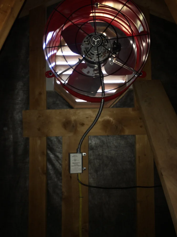 Attic Ventilation Fan Setup by Reddy Watt Electrical - Photo 2