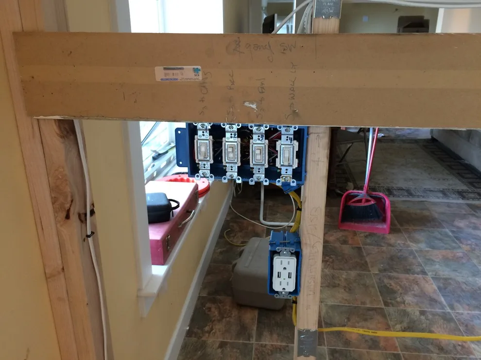 Bedroom expansion in the basement by Reddy Watt Electrical - Photo 6